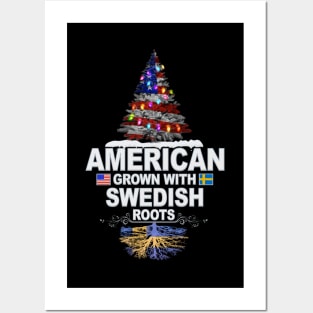 Christmas Tree  American Grown With Swedish Roots - Gift for Swedish From Sweden Posters and Art